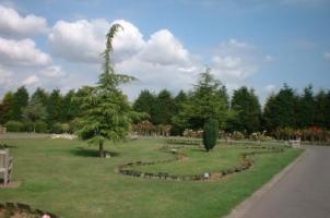 The gardens at Weeley Crematorium