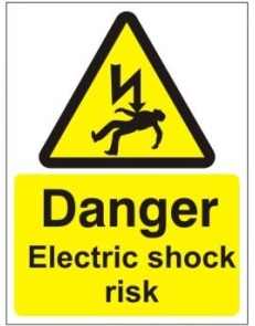 Danger of Electric Shock 