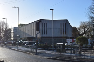Clacton Library and Carnarvon House, which will be demolished under the bid proposals