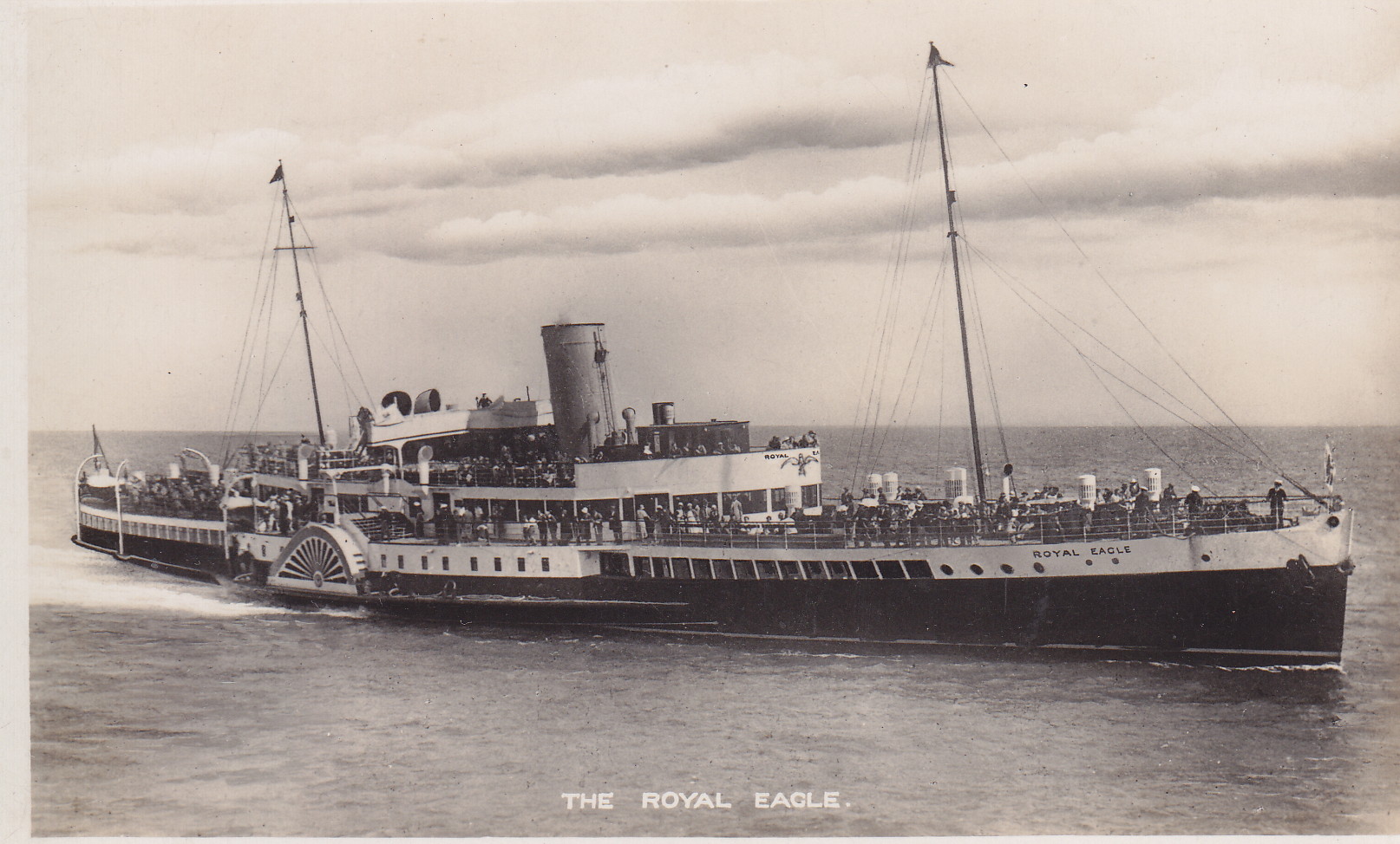 The Royal Eagle paddle steamer