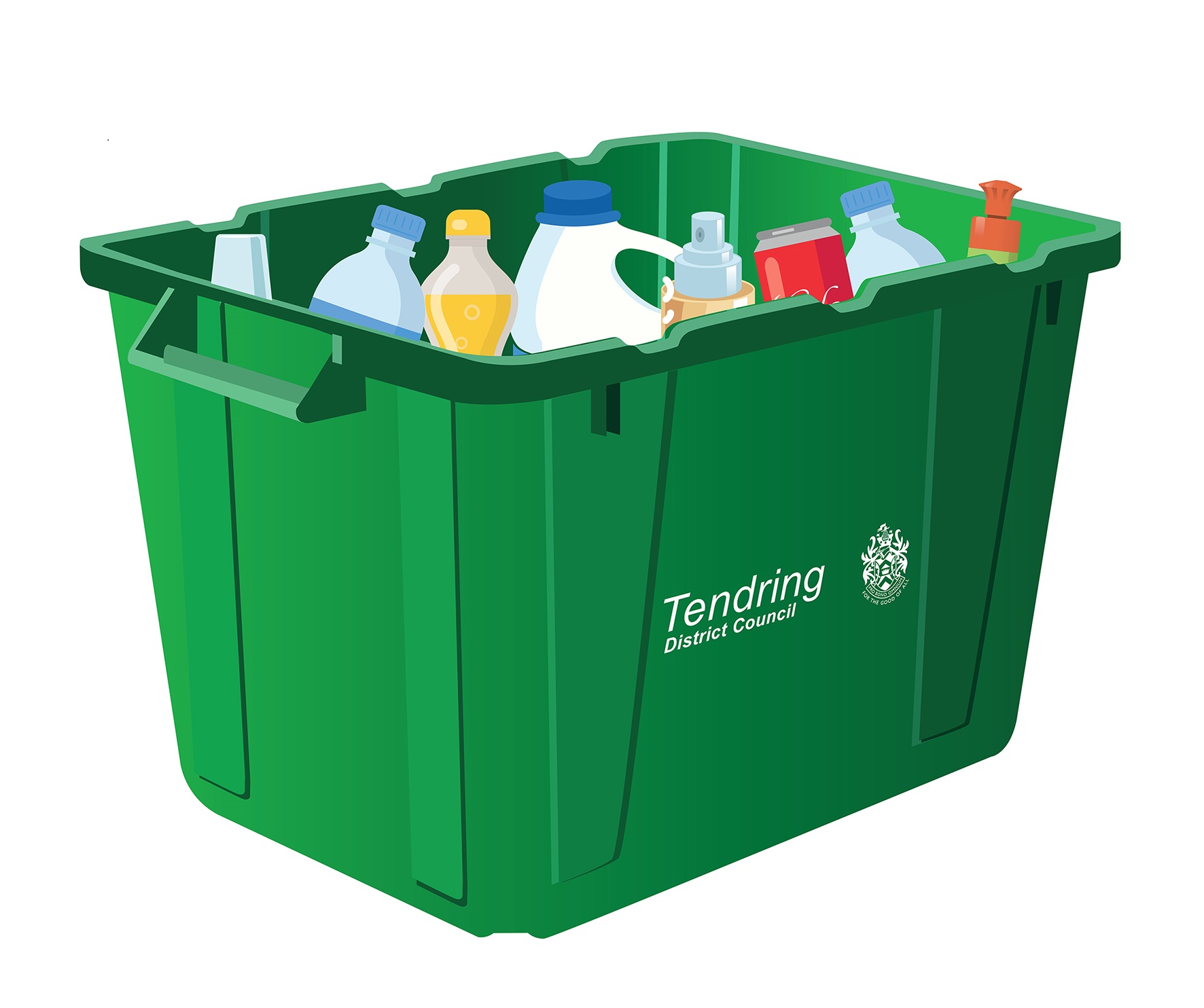 GREEN BOX NOT INC RECYCLING BOX/BIN /3X COVERS FOR COUNCIL RECYCLE BOX 